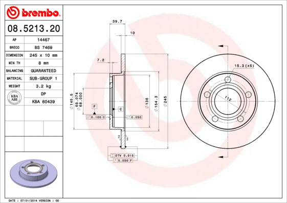 Brake Disc (14467)