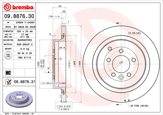 Brake Disc (24984)