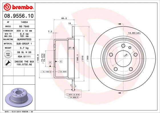 Brake Disc (14854)