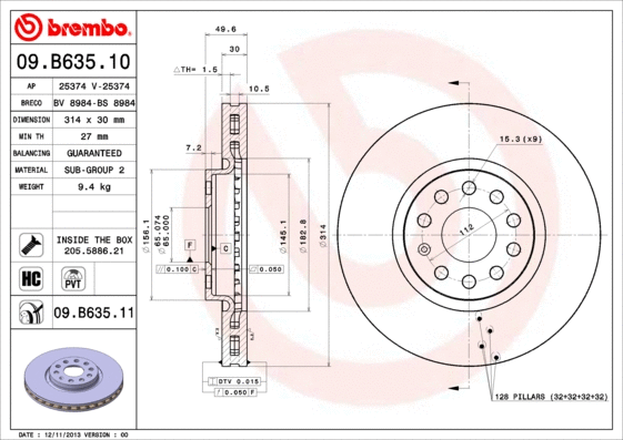 Brake Disc (25374)