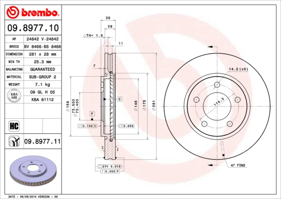 Brake Disc (24842)
