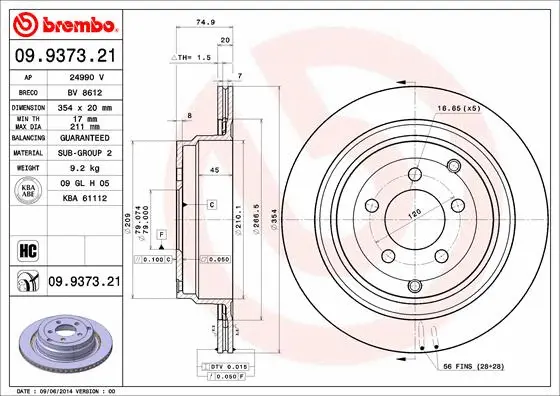Brake Disc (24990 V)