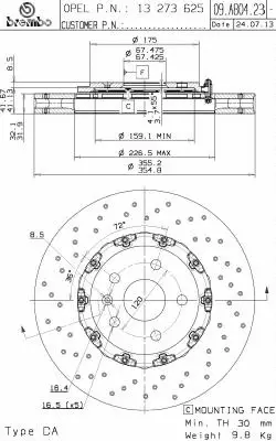 Brake Disc (25468 Z)