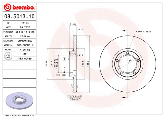 Brake Disc (14134)