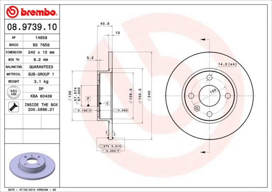 Brake Disc (14859)
