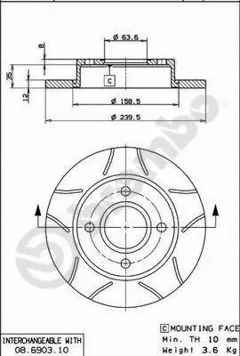 Brake Disc (X 14672)