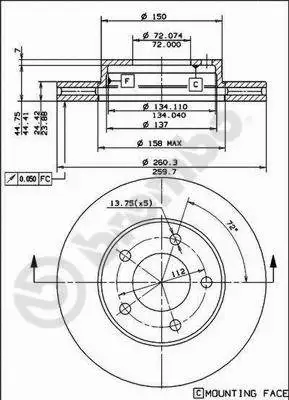 Brake Disc (20290)