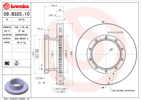 Brake Disc (44108)