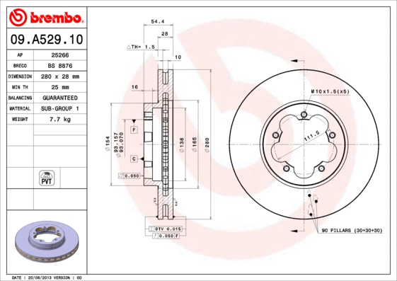 Brake Disc (25266)