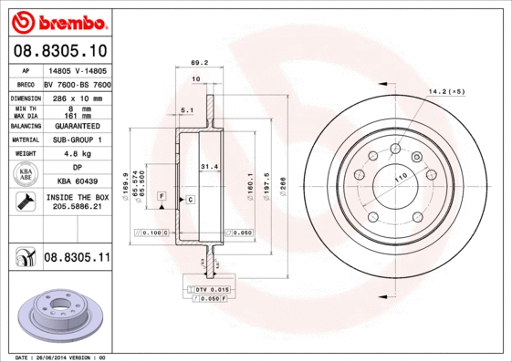 Brake Disc (14805)