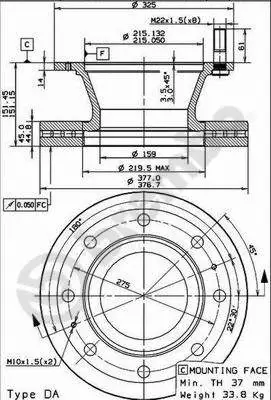 Brake Disc (44045)