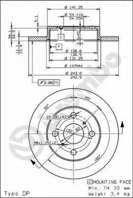 Brake Disc (19003)