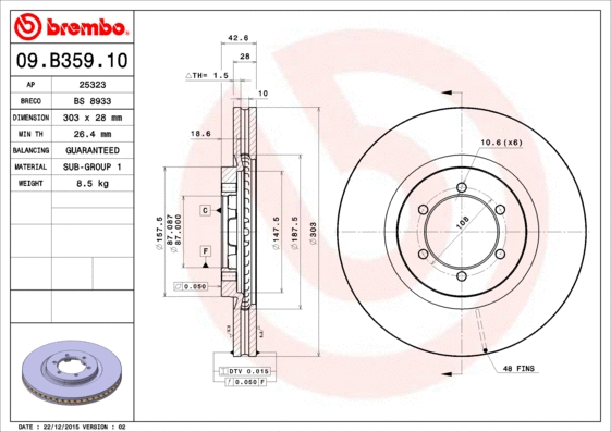 Brake Disc (25323)