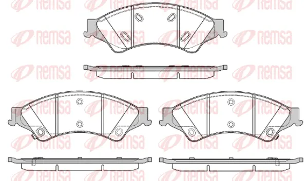 Brake Pad Set, disc brake (1524 02)