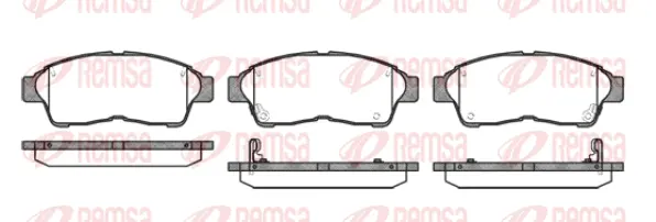 Brake Pad Set, disc brake (0402 02)