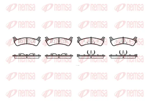 Brake Pad Set, disc brake (0617 12)