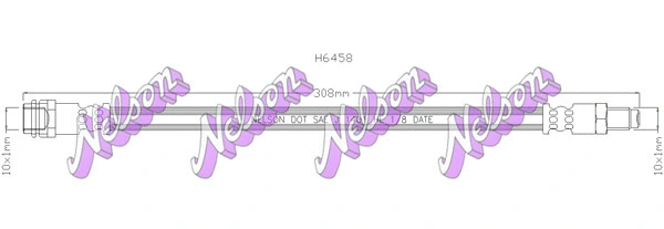 Brake Hose (H6458)