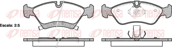 Brake Pad Set, disc brake (1214 02)