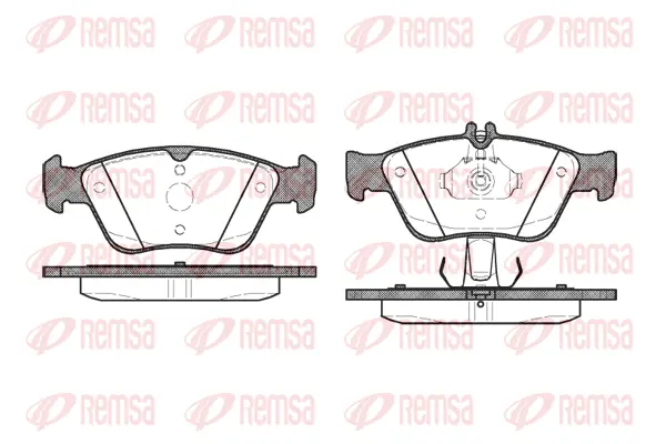 Brake Pad Set, disc brake (0586 10)