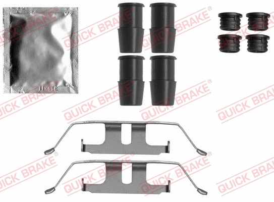 Accessory Kit, disc brake pad (109-1850)