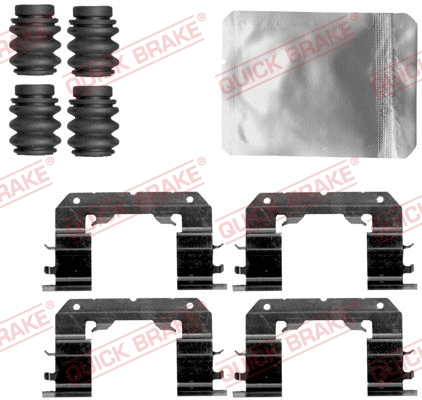 Accessory Kit, disc brake pad (109-1866)