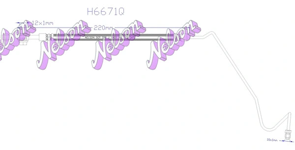 Brake Hose (H6671Q)