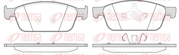 Brake Pad Set, disc brake (1510 10)