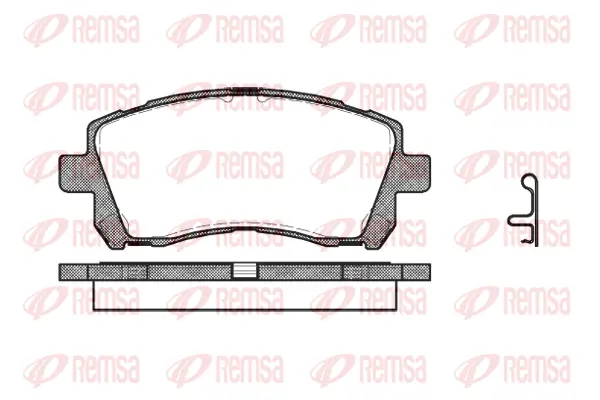 Brake Pad Set, disc brake (0655 02)