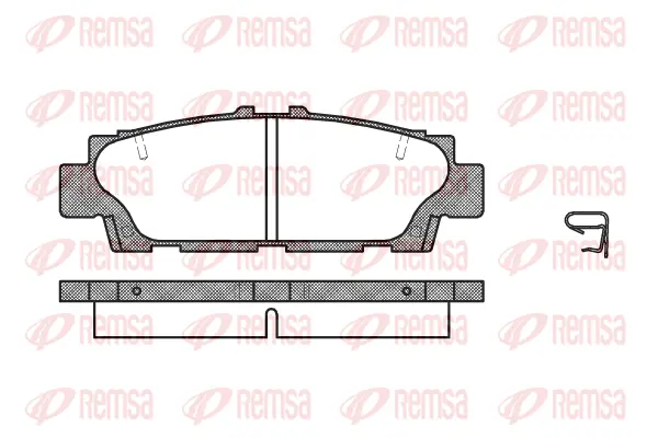 Brake Pad Set, disc brake (0376 00)