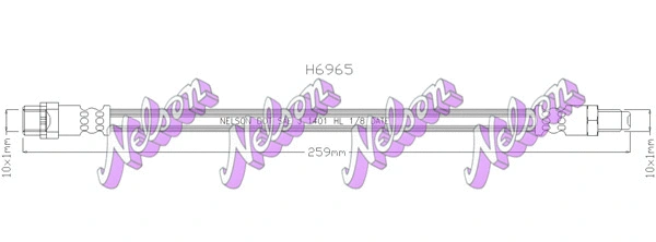 Brake Hose (H6965)