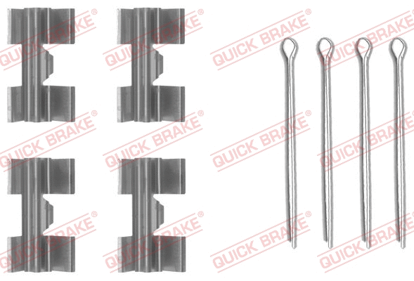 Accessory Kit, disc brake pad (109-0969)