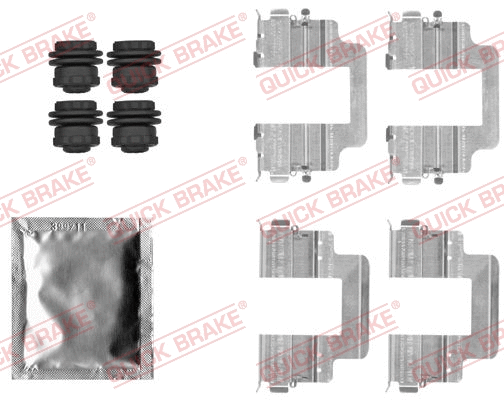 Accessory Kit, disc brake pad (109-1822)