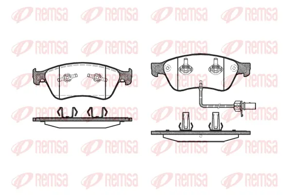Brake Pad Set, disc brake (1056 02)