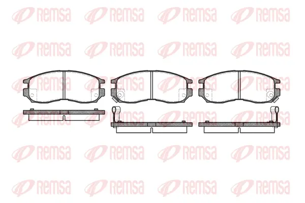 Brake Pad Set, disc brake (0460 02)