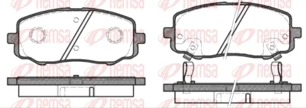 Brake Pad Set, disc brake (1133 12)