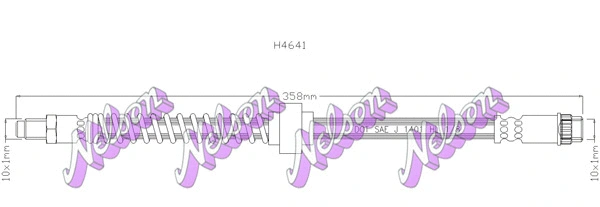 Brake Hose (H4641)