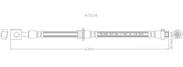 Brake Hose (H7034)