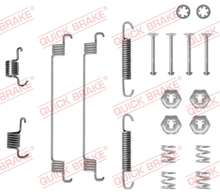 Accessory Kit, brake shoes (105-0651)