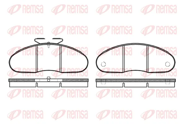 Brake Pad Set, disc brake (0048 00)