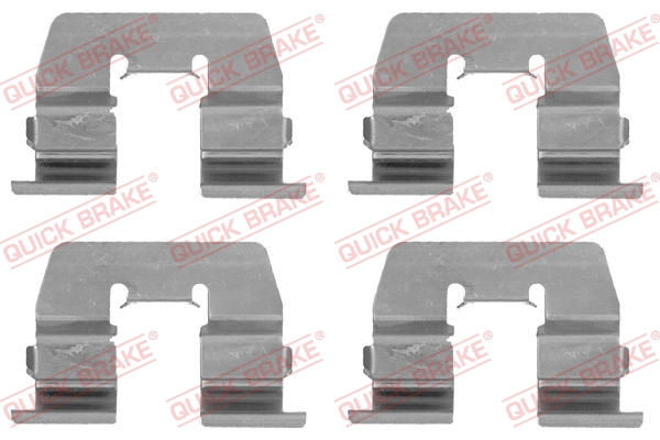 Accessory Kit, disc brake pad (109-1764)
