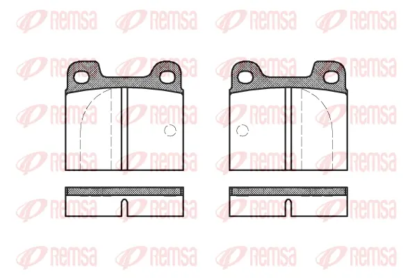 Brake Pad Set, disc brake (0003 00)