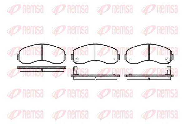 Brake Pad Set, disc brake (0619 02)