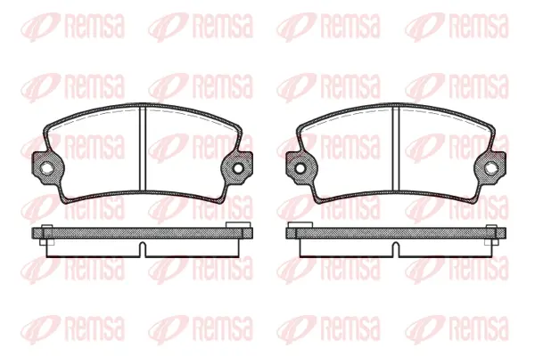 Brake Pad Set, disc brake (0021 06)