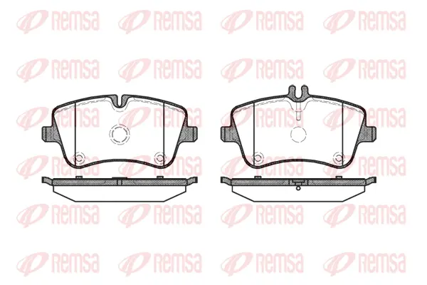 Brake Pad Set, disc brake (0768 00)