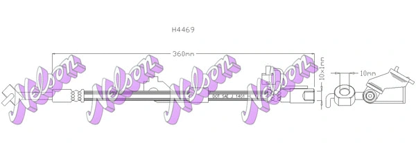Brake Hose (H4469)