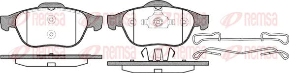 Brake Pad Set, disc brake (0843 10)