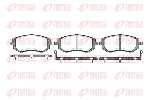 Brake Pad Set, disc brake (0951 02)