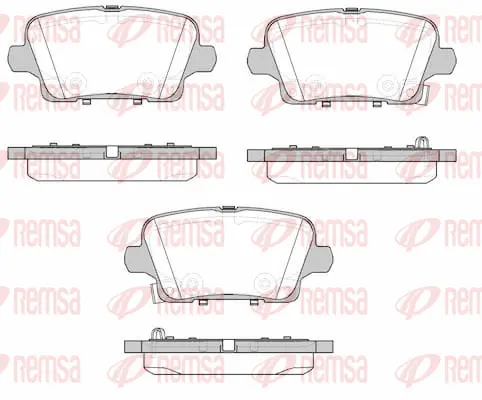 Brake Pad Set, disc brake (1821 02)