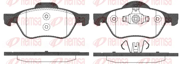 Brake Pad Set, disc brake (0962 10)