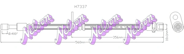 Brake Hose (H7337)